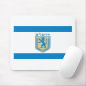 Jerusalem Flag Muismat (Met muis)