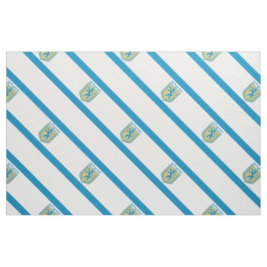 Jerusalem Flag Stof (Yard (91,4 cm))