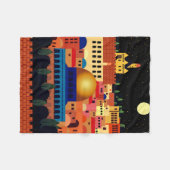 Jerusalem Fleece Deken (Voorkant (Horizontaal))