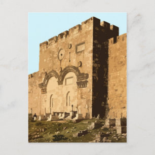 Jerusalem - Gate of Mercy Briefkaart
