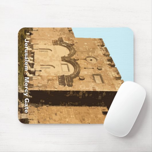 Jerusalem - Gate of Mercy Muismat (Met muis)