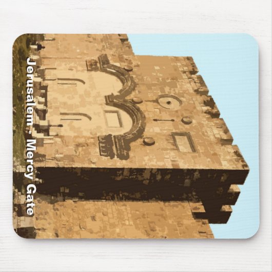 Jerusalem - Gate of Mercy Muismat (Voorkant)