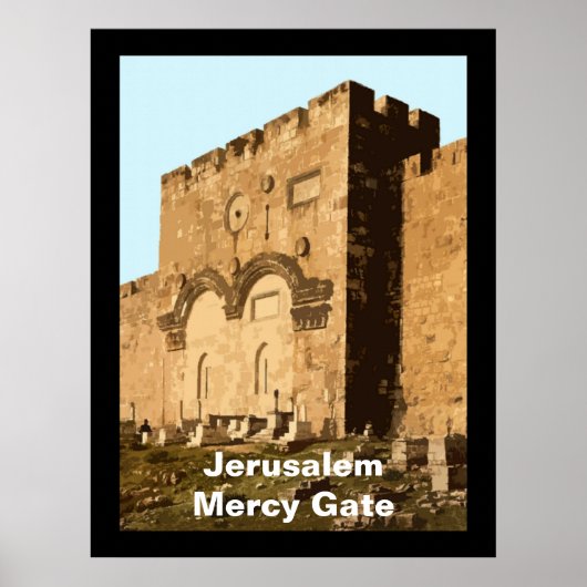 Jerusalem - Gate of Mercy Poster (Voorkant)