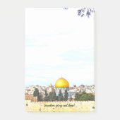 Jerusalem, get up and shine! - post-it® notes (Voorkant)