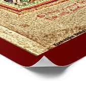 Jerusalem in Crusader Times Illustrated Manuscript Poster (Hoek)