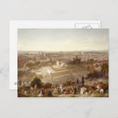 Jerusalem in haar grootheid, gegraveerd door Charl Briefkaart (Voorkant / Achterkant)