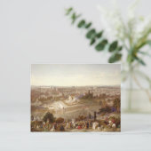 Jerusalem in haar grootheid, gegraveerd door Charl Briefkaart (Staand voorkant)