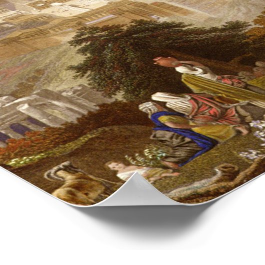 Jerusalem in haar grootheid, gegraveerd door Charl Poster (Hoek)