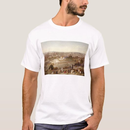 Jerusalem in haar grootheid, gegraveerd door Charl T-shirt (Voorkant)