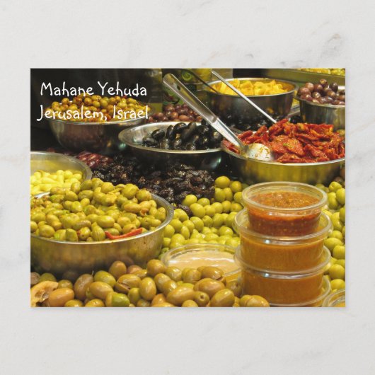 Jerusalem Israel Briefkaart (Voorkant)