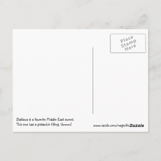 Jerusalem Israel Briefkaart (Achterkant)