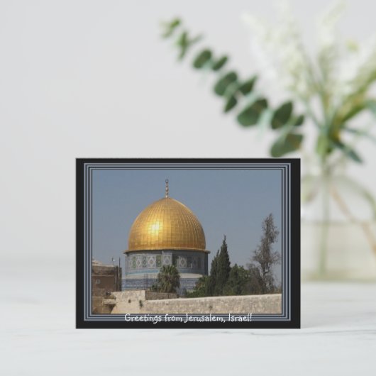Jerusalem Israel Briefkaart (Staand voorkant)