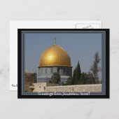 Jerusalem Israel Briefkaart (Voorkant / Achterkant)