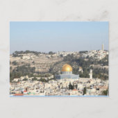 Jerusalem Israel Briefkaart (Voorkant)