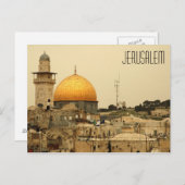 Jerusalem Israel briefkaart (Voorkant / Achterkant)