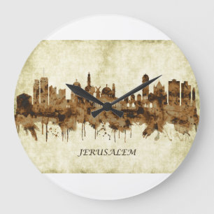 Jerusalem Israel Cityscape Grote Klok
