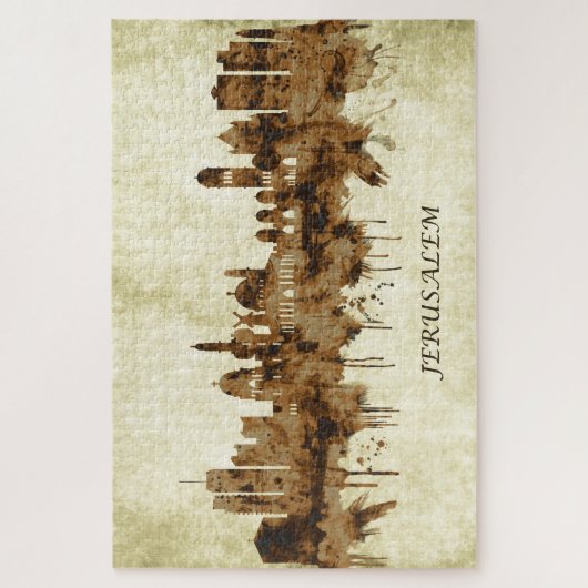 Jerusalem Israel Cityscape Legpuzzel (Verticaal)