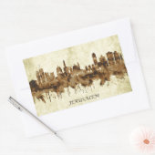 Jerusalem Israel Cityscape Rechthoekige Sticker (Envelop)