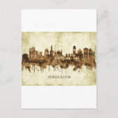 Jerusalem Israel Cityscape Uitnodiging Briefkaart (Voorkant)