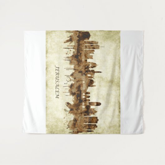 Jerusalem Israel Cityscape Wandkleed (Voorkant (horizontaal))