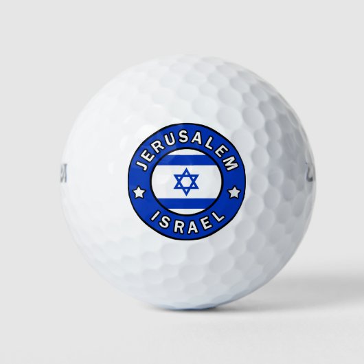 Jerusalem Israel Golfballen (Voorkant)