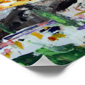 Jerusalem Israel Impressionistische schilderijen Poster (Hoek)