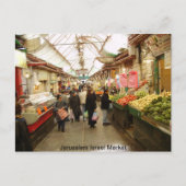 Jerusalem Israel Market Briefkaart (Voorkant)
