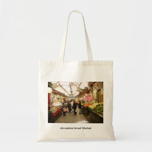 Jerusalem Israel Market Tote Bag (Voorkant)