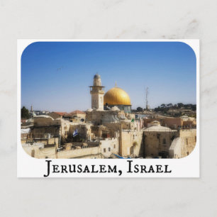 Jerusalem, Israel Postcard Briefkaart