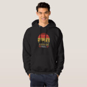 Jerusalem Israel Retro Vintage Sunset Skyline Jeru Hoodie (Voorkant volledig)