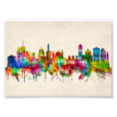 Jerusalem Israel Skyline Foto Afdruk (Voorkant)