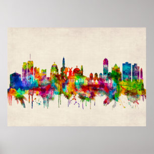 Jerusalem Israel Skyline Poster