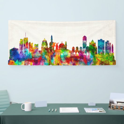 Jerusalem Israel Skyline Spandoek (Beurs)