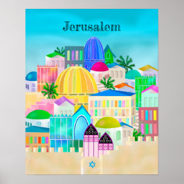 Jerusalem Israel Travel Poster