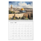 Jerusalem Israel waterverf art Kalender (Jan 2027)