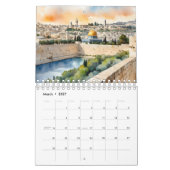 Jerusalem Israel waterverf art Kalender (Mar 2027)