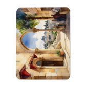 Jerusalem Israel waterverf art Magneet (Verticaal)