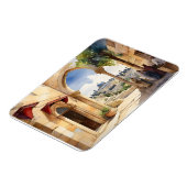 Jerusalem Israel waterverf art Magneet (Linkerzijde)