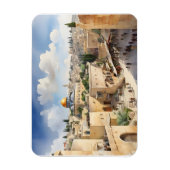 Jerusalem Israel waterverf art Magneet (Verticaal)