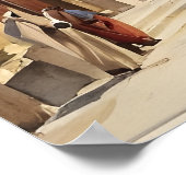 Jerusalem Israel waterverf art Poster (Hoek)