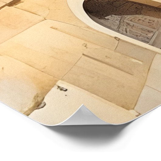 Jerusalem Israel waterverf art Poster (Hoek)