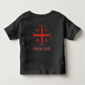Jerusalem Knight Templar Crusader Cross Christelij Kinder Shirts (Achterkant)