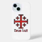 Jerusalem Knight Templar Crusader Cross Christian Case-Mate iPhone Case (Achterkant)