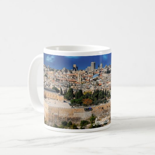 Jerusalem Koffiemok (Voorkant links)