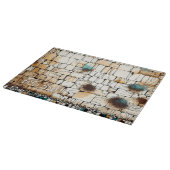 Jerusalem Kotel Hebrew Shabbat Shalom Challah Snijplank (Hoek)