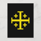 Jerusalem kruis briefkaart (Voorkant)