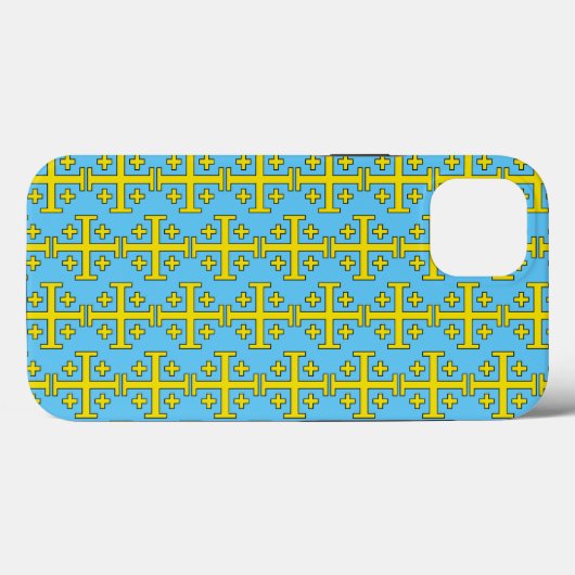 Jerusalem kruis Case-Mate iPhone case (Achterkant (horizontaal))