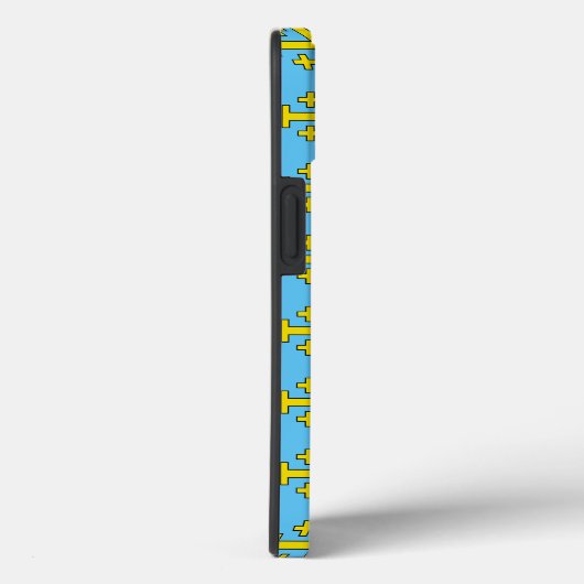 Jerusalem kruis Case-Mate iPhone case (Achterkant / Rechts)