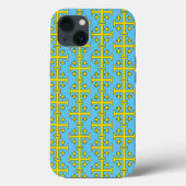 Jerusalem kruis Case-Mate iPhone case (Achterkant)