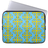 Jerusalem kruis laptop sleeve (Voorkant)